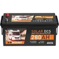 Produktbild: Solarbatterie 280Ah 12V EXAKT DCS Wohnmobilbatterie Batterie ersetzt 260Ah