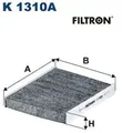 Produktbild: FILTRON K1310A Filter für Innenraumluft Innenraumfilter Filter Innenraum