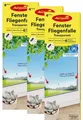 Produktbild: 3x4er Aeroxon Fenster-Fliegenfalle INSEKTIZIDFREI transparent Fensterstreifen