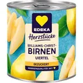 Produktbild: Edeka Obstkonserve Herzstücke Williams-Christ-Birnen, gezuckert, in Viertel, 125 g