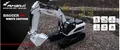 Produktbild: G704E V4 VOLLMETALL BAGGER 1:14 RTR WEISS 7 KG 21 Kanäle 2,4Ghz AMEWI 22415
