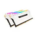 Produktbild: 16GB Corsair Vengeance RGB PRO weiß DDR4-3200 DIMM CL16 Dual Kit