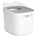 Produktbild: Catit PIXI Katzentoilette grau mit Deckel 41x52x47,5 cm für Katzen auslaufsicher