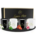 Produktbild: Duftkerzen Geschenkset  4x 70g, Langanhaltender Duft, 100% Natürliche Sojawac...