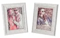 Produktbild: levandeo Bilderrahmen Set 13x18cm Fotorahmen Silber Einzelrahmen Portraitrahmen Glasscheibe Wanddeko Tischdeko