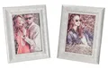 Produktbild: Bilderrahmen Set 13x18cm Fotorahmen Silber Einzelrahmen Portraitrahmen Glas