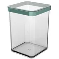 Produktbild: Rotho Kunststoff AG Rotho LOFT Premium Vorratsdose, quadratisch, 1 Liter, Vorratsbehälter ideal um Lebensmittel zu lagern, Farbe: mistletoe green 1160405092