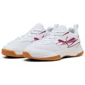 Produktbild: PUMA VARION II JR Hallenschuh mit rutschhemmender, non marking Gummilaufsohle weiß 33 EU