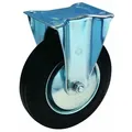 Produktbild: Bs-r Bockrolle 200mm L410.b55 Platte,gummi Schw.,rl