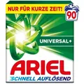 Produktbild: ARIEL Universal+ Vollwaschpulver, 90 Waschladungen (4,95kg), Schnelllösend, Flecken- & Geruchsentfernung