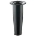 Produktbild: SO-TECH® Möbelfuß FOX-TROT höhenverstellbar um max. 12 mm, (1-St), Höhe 150 mm schwarz matt schwarz 15 cm