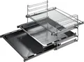 Produktbild: Teleskopauszug 3fach HZ438301 Edelstahl Auszugsschienen Backofen 60cm grau
