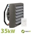 Produktbild: Lufterhitzer NeoAir EVO35 35kW inkl. Konsole Regler mit Termostat Hallenheizung