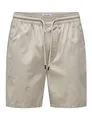 Produktbild: Only & Sons Herren Shorts ONSTell Life Kurze Hose Sommershorts 22027949 Silver Lining M