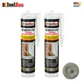 Produktbild: Reparaturmörtel Zement-Fix 2 x 300 ml Zementgrau Fugenmörtel Express Cement