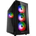 Produktbild: Sharkoon TG5 PRO RGB, Tower-Gehäuse, schwarz