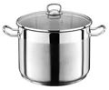 Produktbild: GSW Jumbotopf Profi mit Glasdeckel 30cm Induktion Edelstahl