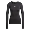 Produktbild: adidas Damen Techfit Longsleeve Training Top Shirt, Black, XL