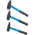 Produktbild: BGS Schlosserhammer-Satz | Fiberglasstiel | DIN 1041 | 300 / 500 /