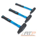 Produktbild: BGS SCHLOSSERHAMMER-SATZ 3-TLG. FIBERGLASSTIEL DIN 1041 300/500/800 g WERKZEUG