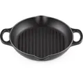 Produktbild: Le Creuset Signature Grillplatte rund 25 cm Schwarz