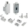 Produktbild: Hettich Drehstangenschloss, D15,Metall,vernickelt zum Anschrauben,Für Stangen Ø 6mm Dornmaß: 15.00 MMT|Anschlagrichtung: links