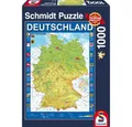 Produktbild: Schmidt Spiele Puzzle Schmidt Puzzle 58287 Deutschlandkarte, 1000 Teile, ab 12 Jahre, Puzzleteile