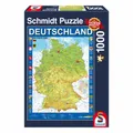 Produktbild: Schmidt Spiele Landkarte Deutschlandkarte Kartenpuzzle 1000 T Puzzle Puzzlespiel