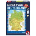 Produktbild: SCHMIDT SPIELE PUZZLE DEUTSCHLANDKARTE 1000 TEILE 58287 NEU