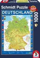 Produktbild: Deutschlandkarte, 1.000 Teile Puzzle | Spiel | Deutsch (2017) | 58287