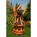 Produktbild: Windmühle mit dunkeln Schindeln– Höhe 1 Meter