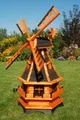 Produktbild: DSH DEKO SHOP HANNUSCH Gartenfigur Gartenwindmühle WM 95 bitum, Norddeutsche Windmühle Gesamthöhe: 100 cm