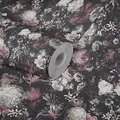 Produktbild: A.S. Création Livingwalls Blumentapete Mata Hari Tapete floral Vliestapete rot schwarz weiß matt fein strukturiert 380952