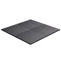 Produktbild: GORILLA SPORTS® Bodenschutzmatte - Einzeln oder 4er Set, 100x100cm, Rutschfest, aus Gummi, Schwarz - Schutzmatten, Puzzlematte, Unterlegmatte, Fitnessmatte, Trainingsmatte, Sportmatte