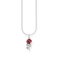 Produktbild: Thomas Sabo Kette mit rotem Rosen-Anhänger 925 Sterlingsilber KE2219-664-10