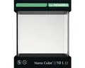 Produktbild: Aquarium DENNERLE Nano Cube 10 l mit schwarzer Rückwandfolie, Schaumstoffunterla