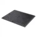 Produktbild: Kratzmatte - für Säulen- oder Wandmontage - Länge 40 cm - Breite 30 cm - schwarz