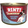 Produktbild: Rinti Gold Geflügelherzen | 12x 185g Hundefutter nass