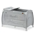 Produktbild: hauck Reisebett Play N Relax Center mit Wickelauflage, höhenverstellbar und seitlichem Einstieg - Quilted Grey