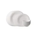 Produktbild: vivo Villeroy & Boch Group Geschirr-Set Essential White (18-tlg), 6 Personen, Fine China-Porzellan, Made in Germany, Fine China Porzellan