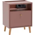 Produktbild: Schildmeyer Nachttisch Bjarne 50,1 cm x 40,2 cm x 32,7 cm Mauve