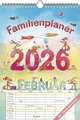 Produktbild: Familienplaner Cartoon 2026- Bildkalender 23,7x34 cm... | Buch | Zustand wie neu
