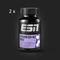 Produktbild: ESN Vitamin D3+K2 Depot - 2 x 300 (600) Kapseln - MHD 31.01.2028