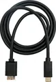 Produktbild: SYSTEM-S USB 3.1 Kabel 100 cm Typ C Stecker zu 3.0 Micro B Stecker in Schwarz