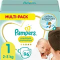 Produktbild: Pampers Premium Protection New Baby Windeln, Gr. 1 (2–5 kg), 96 Windeln