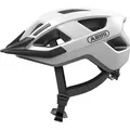 Produktbild: ABUS Fahrradhelm Aduro 3.0 LED - sportiver City-Helm in stilvollem Design für alltägliche und sportliche Touren - mit Rücklicht - für Damen und... - Weiß