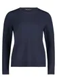 Produktbild: Betty Barclay Damen Basic-Strickpullover mit Rundhalsausschnitt 36, dunkelblau