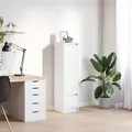 Produktbild: vidaXL Highboard Weiß 29,5x34x119,5 cm Holzwerkstoff