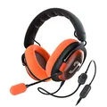 Produktbild: Teufel ZOLA Gaming Kopfhörer mit 7.1 USB-Soundkarte, DTS Headphone:X® 2.0 Surround Sound,Einstellbarer Mikrofonarm mit HD-Kondensator-Mikrofon, PC, Bequeme Passform - Schwarz Orange