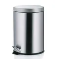 Produktbild: kela Kosmetikeimer 3l, Tretmülleimer MONACO, Edelstahl Badmülleimer mit Inneneimer und Tragehenkel, matt